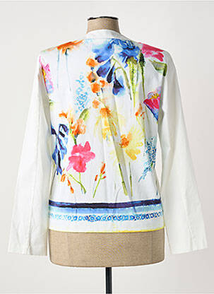 Veste chic fermeture boutonnée sur le devant beige JEAN DELFIN femme