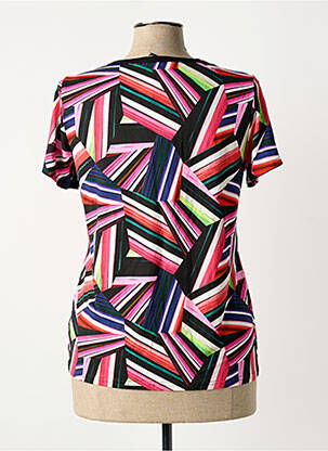 T-shirt imprimé fantaisie manches courtes noir TELMAIL femme