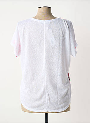 T-shirt coupe cintrée manches courtes bleu FRED SABATIER femme