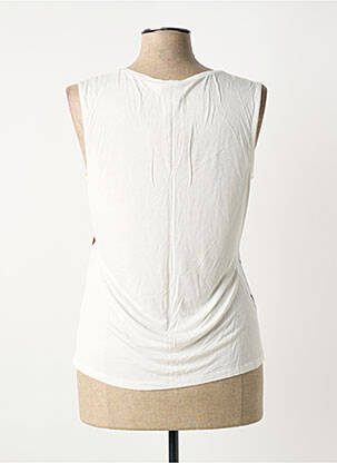 Débardeur col v sans manche beige SURKANA femme