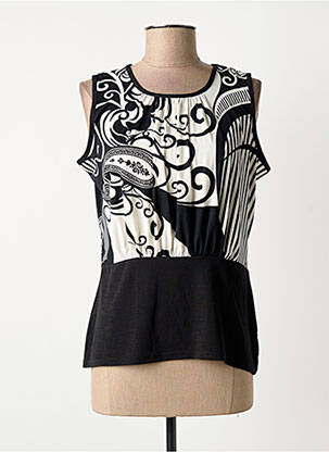 Débardeur noir MARBLE femme