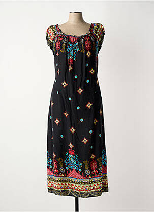 Robe longue noir FRED SABATIER femme