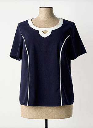 Top bleu GUY DUBOUIS femme