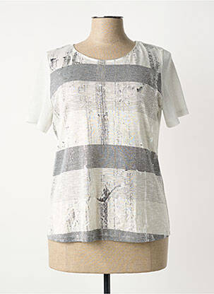 Top argent MARI GIUDICELL femme