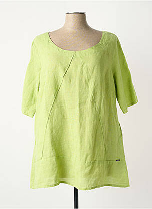 Tunique manches longues vert AGATHE & LOUISE femme