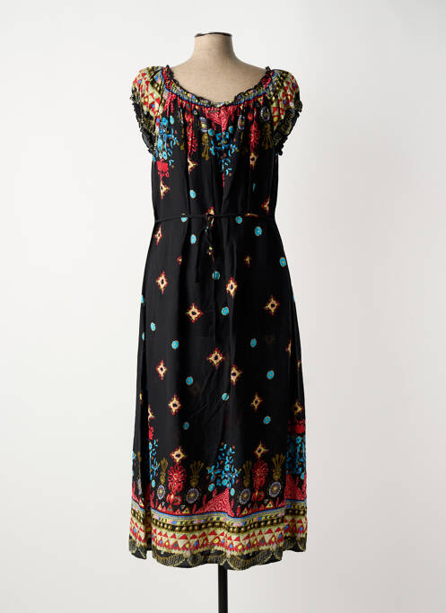 Robe longue noir FRED SABATIER femme