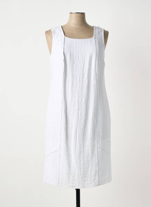 Robe mi-longue blanc TELMAIL femme