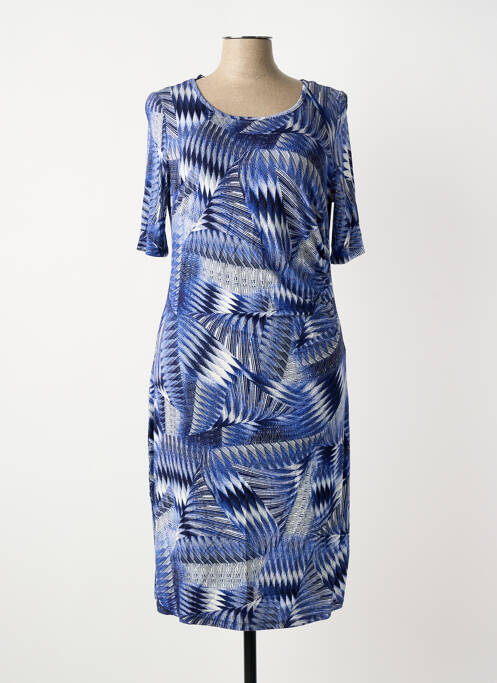 Robe mi-longue bleu CONCEPT K femme