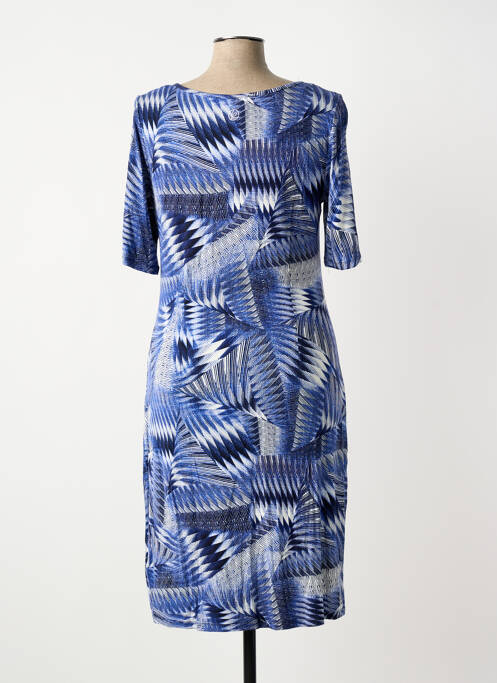 Robe mi-longue bleu CONCEPT K femme