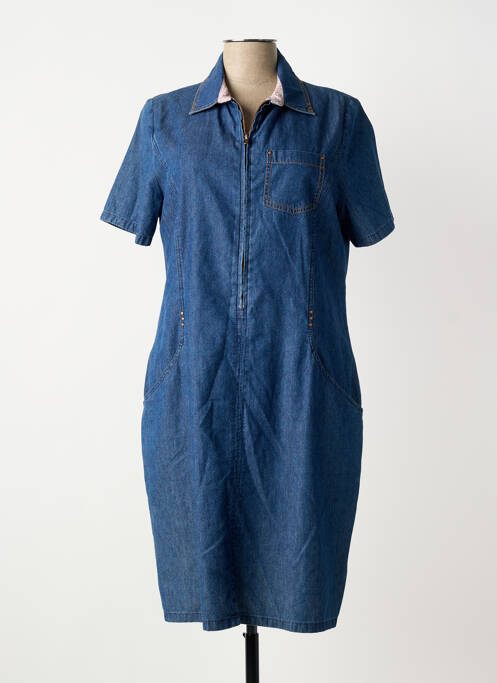 Robe mi-longue bleu CONCEPT K femme