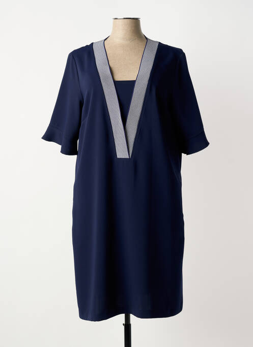 Robe mi-longue bleu DIVAS femme