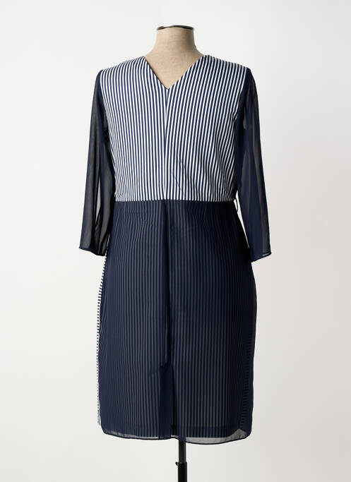 Robe mi-longue bleu MERI & ESCA femme