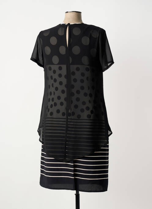 Robe mi-longue noir GUY DUBOUIS femme