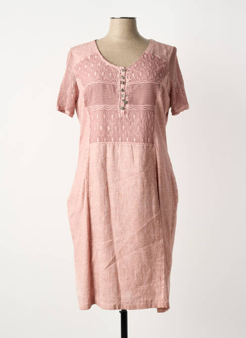 Robe mi-longue rose MERI & ESCA femme