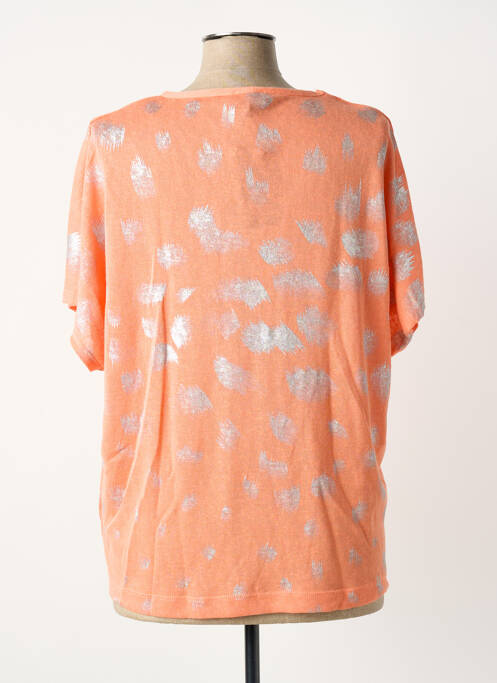 T-shirt orange MARBLE femme