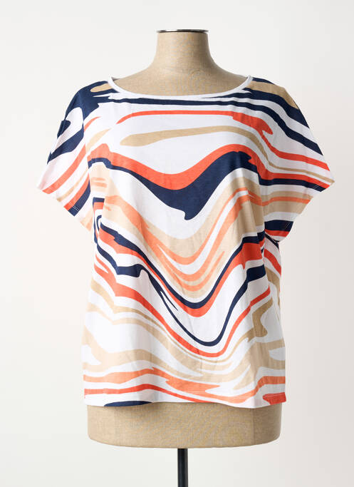 T-shirt orange MARBLE femme