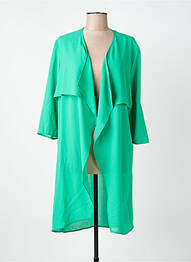 Veste casual coupe droite vert TINTA STYLE femme