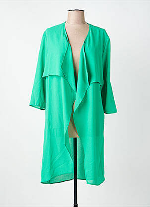 Veste casual coupe droite vert TINTA STYLE femme
