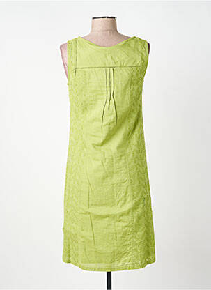 Robe mi-longue sans manche sans manche vert AGATHE & LOUISE femme