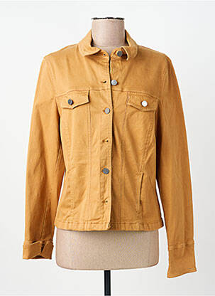 Veste casual col chemisier marron GUY DUBOUIS femme