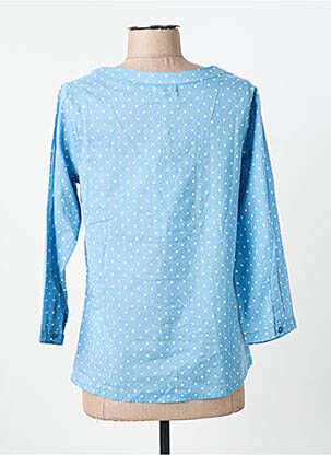 Blouse manches 3/4 manches 3/4 bleu AGATHE & LOUISE femme