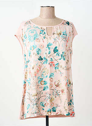 Top manches courtes manches courtes rose TINTA STYLE femme