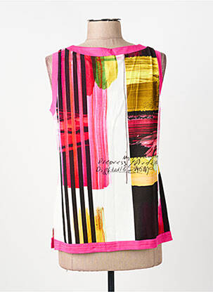 Débardeur stretch sans manche rose MERI & ESCA femme