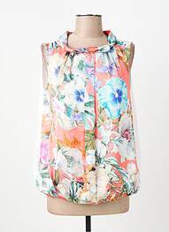 Top sans manche sans manche orange TINTA STYLE femme