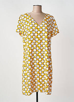 Robe mi-longue jaune SURKANA femme