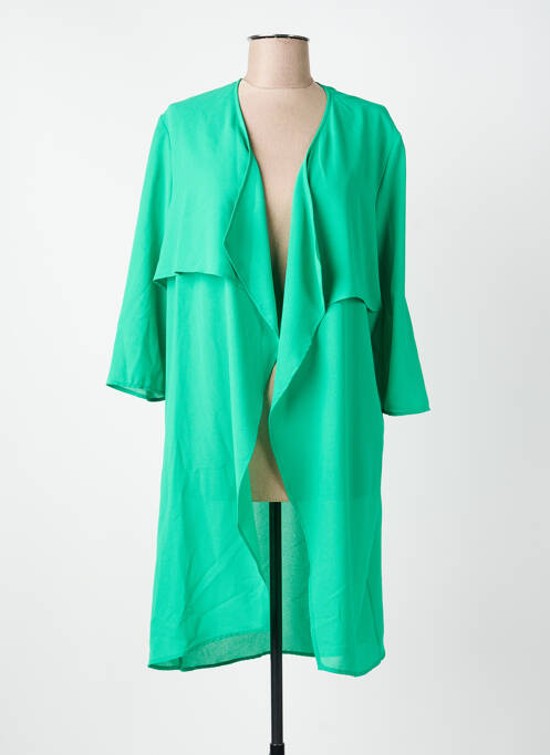 Veste casual coupe droite vert TINTA STYLE femme