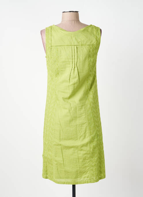 Robe mi-longue sans manche sans manche vert AGATHE & LOUISE femme