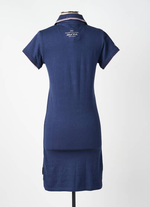Robe pull coupe cintrée manches longues bleu BLACK WELLIS femme