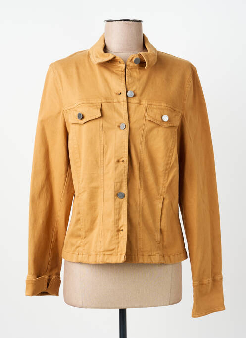 Veste casual col chemisier marron GUY DUBOUIS femme