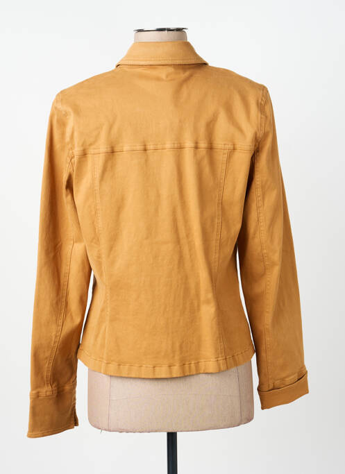 Veste casual col chemisier marron GUY DUBOUIS femme