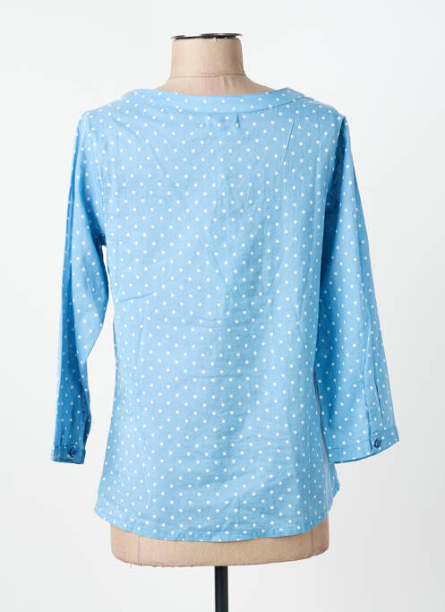 Blouse manches 3/4 manches 3/4 bleu AGATHE & LOUISE femme
