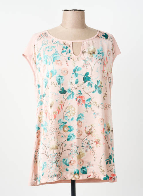 Top manches courtes manches courtes rose TINTA STYLE femme