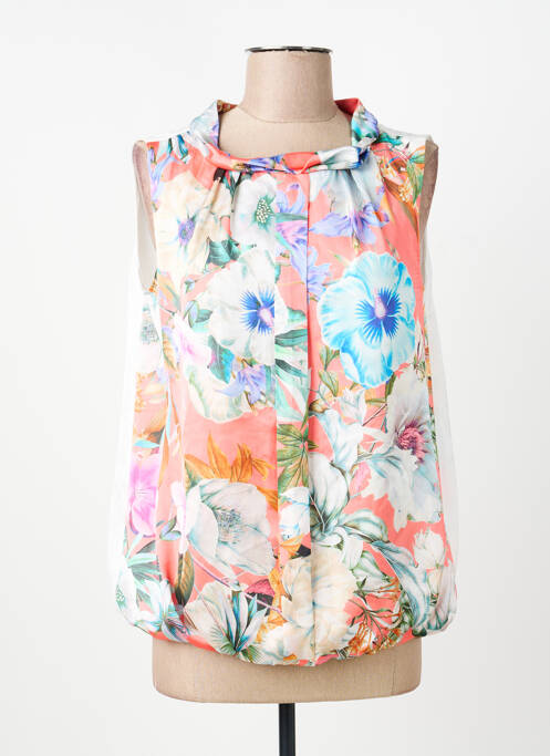 Top sans manche sans manche orange TINTA STYLE femme