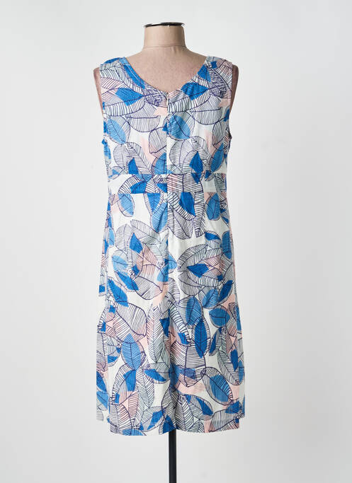 Robe mi-longue bleu AGATHE & LOUISE femme