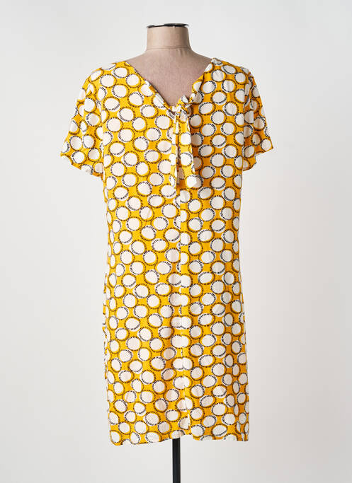 Robe mi-longue jaune SURKANA femme