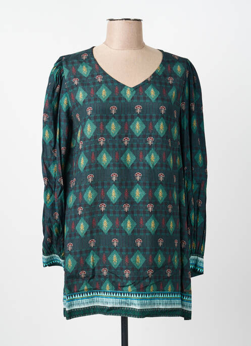 Tunique manches longues vert AGATHE & LOUISE femme