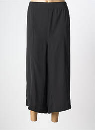 Pantalon 7/8 taille élastique taille normale noir FRED SABATIER femme