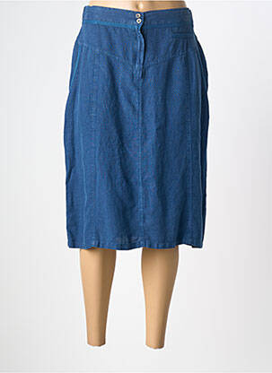 Jupe mi-longue taille haute bleu MERI & ESCA femme