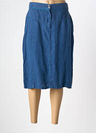 Jupe mi-longue taille haute bleu MERI & ESCA femme