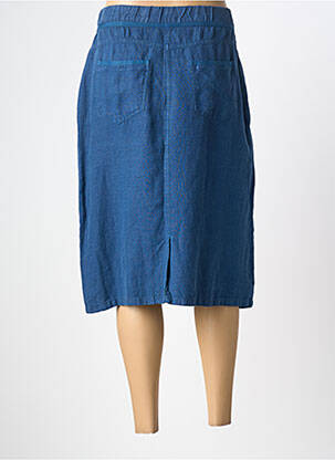 Jupe mi-longue taille haute bleu MERI & ESCA femme