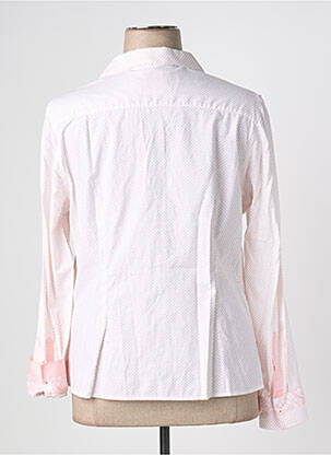Chemisier coupe cintrée manches longues rose BARILOCHE femme