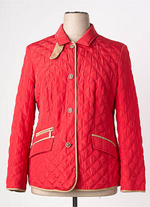 Doudoune manches longues sans capuche rouge ROFA FASHION GROUP femme