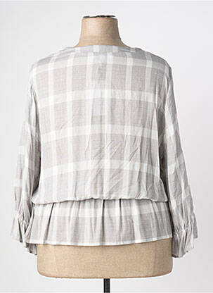 Blouse manches longues manches longues gris MERI & ESCA femme