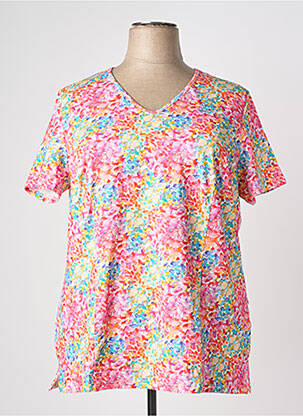 T-shirt rouge GUY DUBOUIS femme