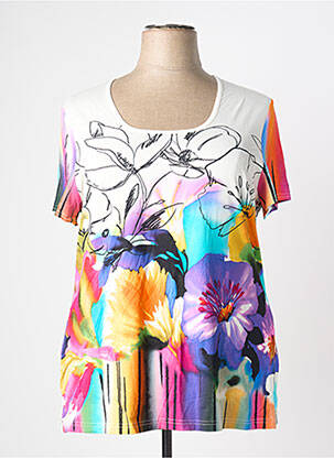 T-shirt violet GUY DUBOUIS femme