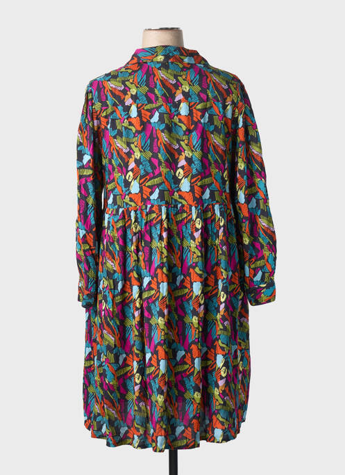 Robe mi-longue noir AGATHE & LOUISE femme